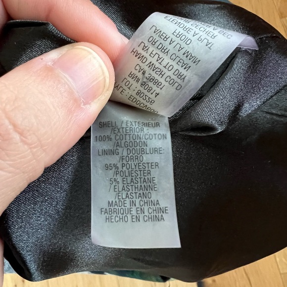 Elie Tahari Blue Purple Sheath Dress, Abstract Jewel Pattern Sequins Pockets, 6 - Picture 9 of 11